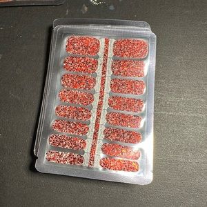 Lilly and Fox Brand New nail stickers in RED glitter